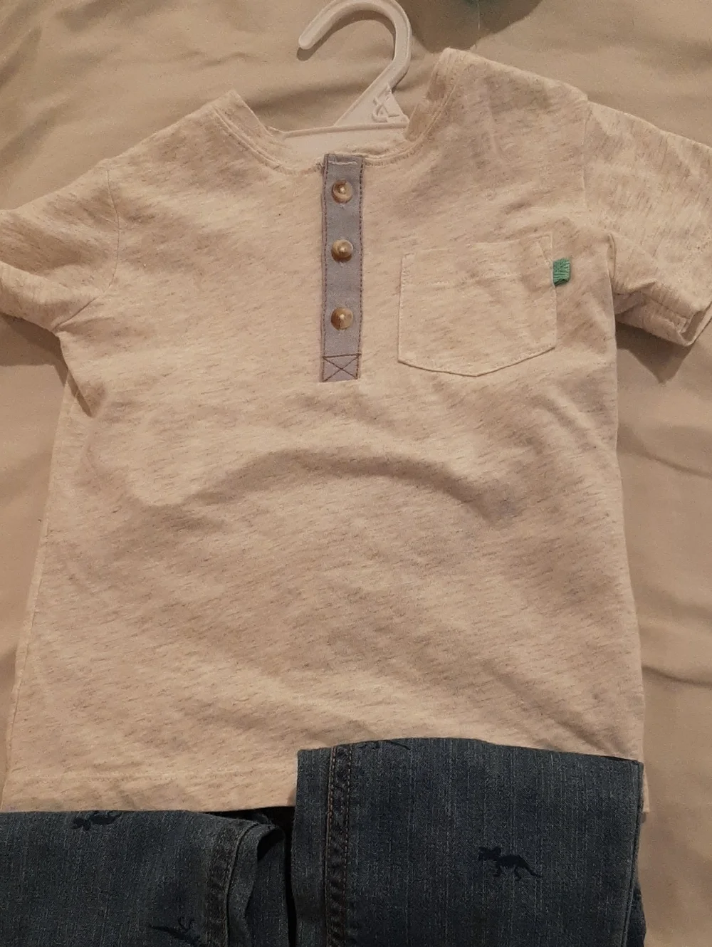 Carter's Dinosaur Logo 3 Piece Outfit     24 Months
